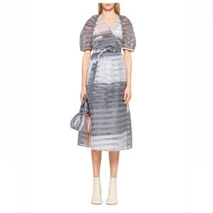 Baum und Pferdgarten Adalaine Polka Dot Midi Dress NWT